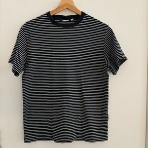 Aritzia Pegasus Tee in Black and White Stripe